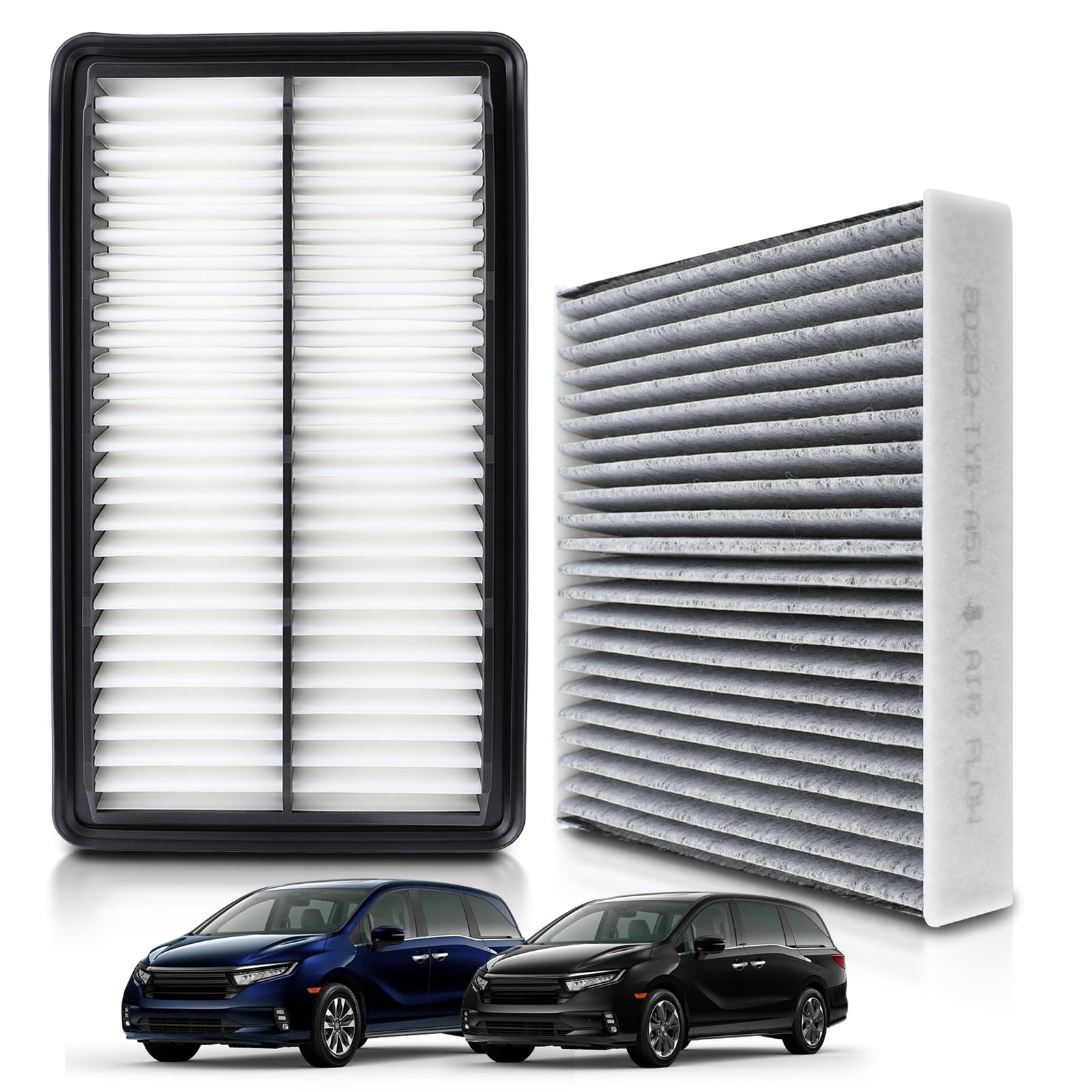 Amazon.com: Activated Carbon Cabin Engine Air Filter Set CA12061